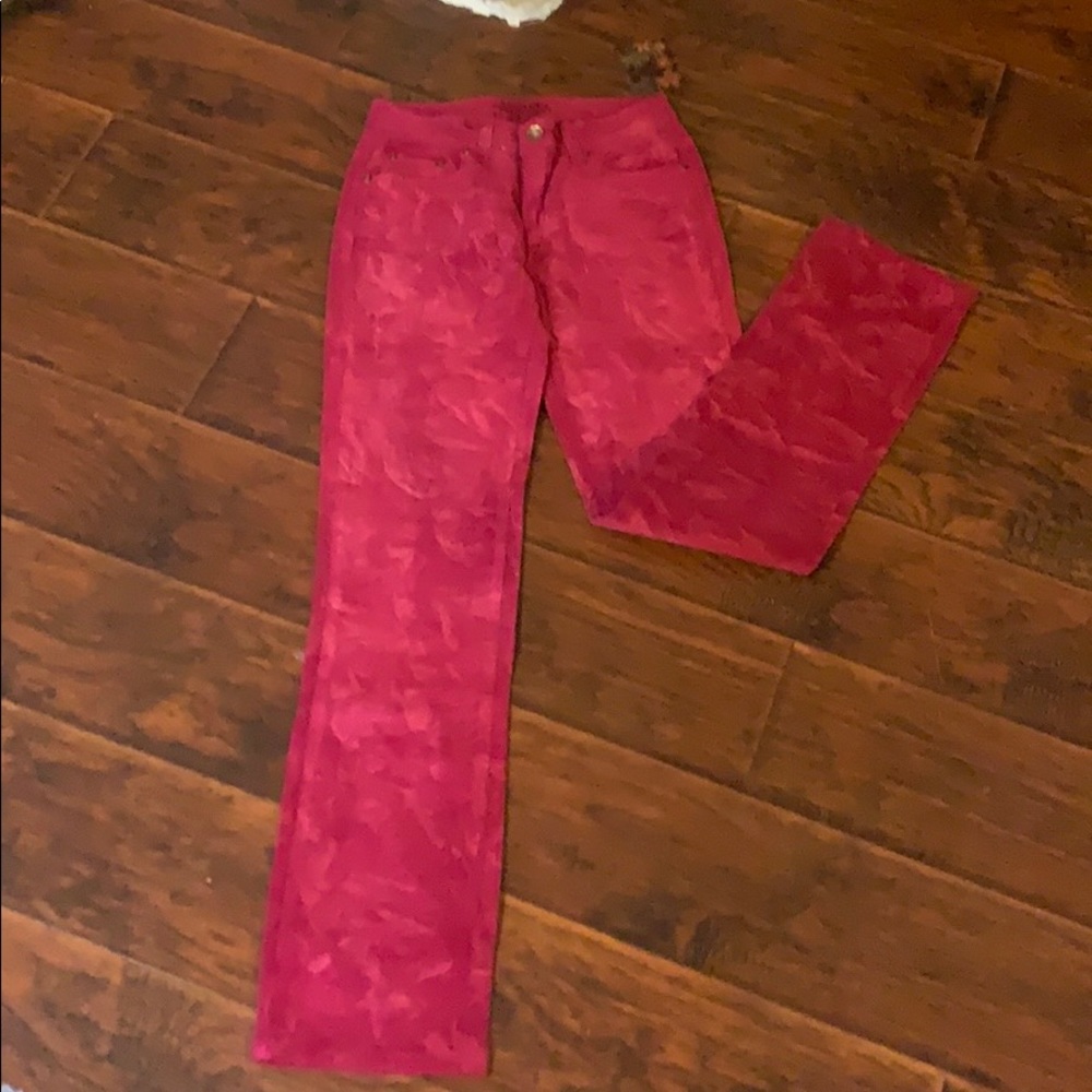 NWT hot pink corduroy pants